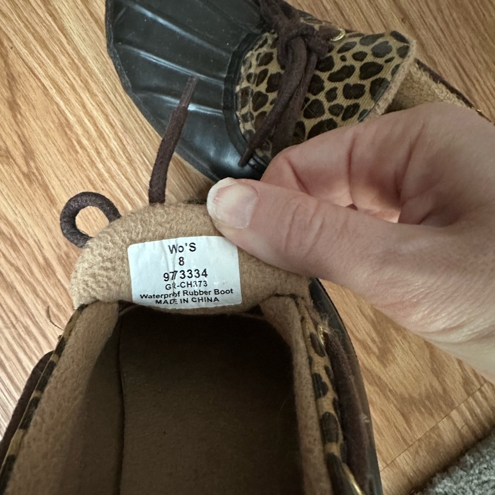 Sperry leopard duck boot - Picture 7 of 7